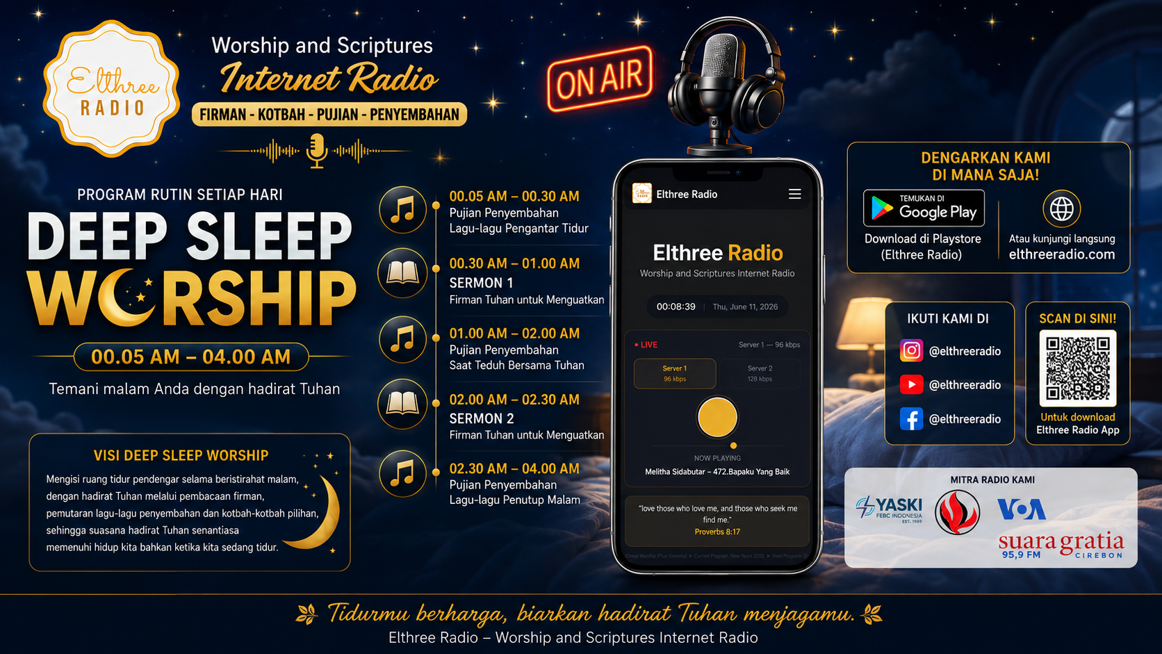 Elthree Radio - Poster Program Rohani 4